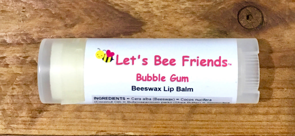 All natural and organic lip balm. Bubble Gum