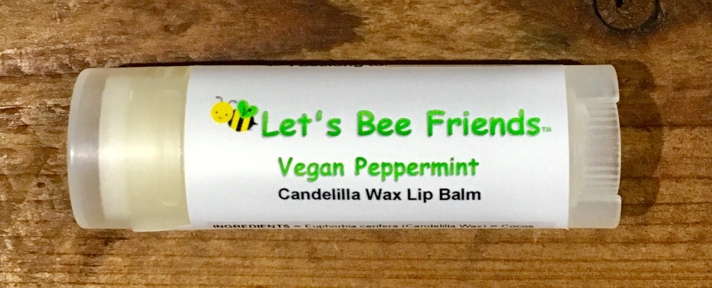 All natural and organic lip balm. Vegan Peppermint