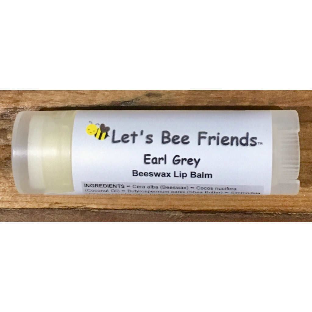 All natural and organic lip balm. Earl Grey