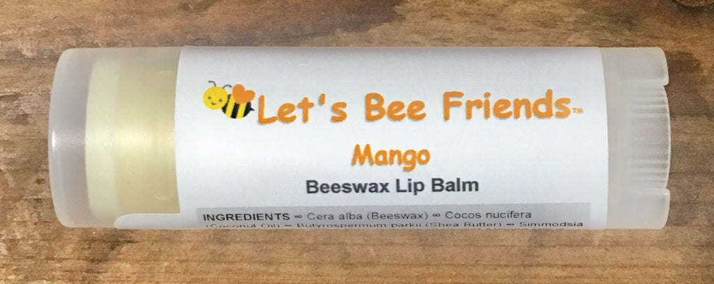 All natural and organic lip balm. Mango